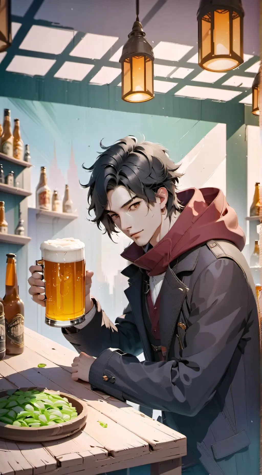 ai character: Carter background