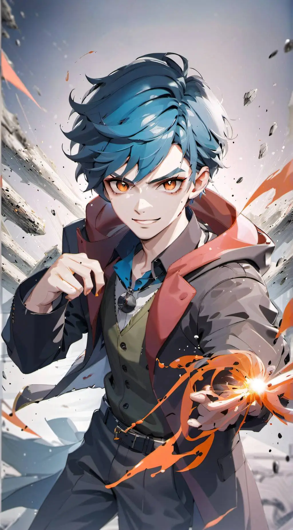 ai character: mark background