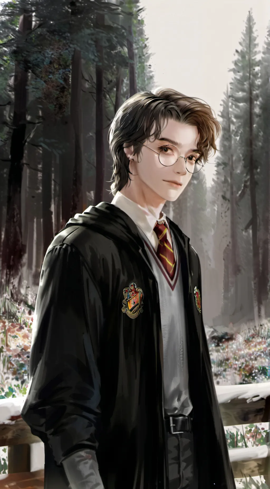 ai character: Harry P. (Drarry) background
