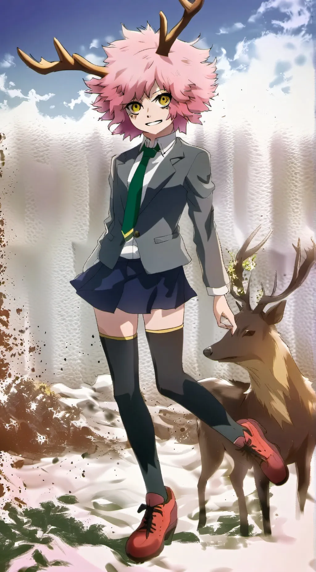 ai character: mina ashido♡ background