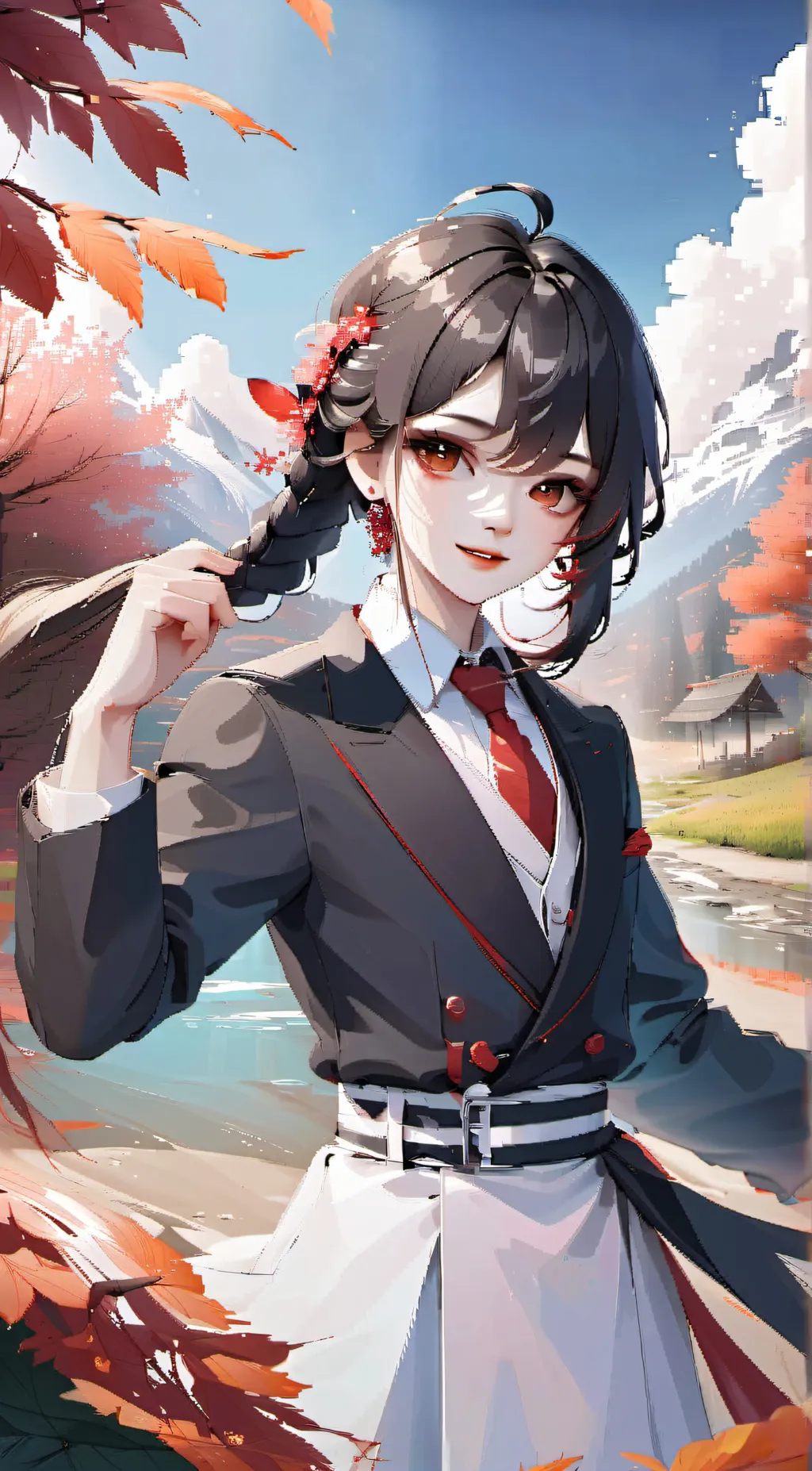 ai character: Julcia Chrobak background