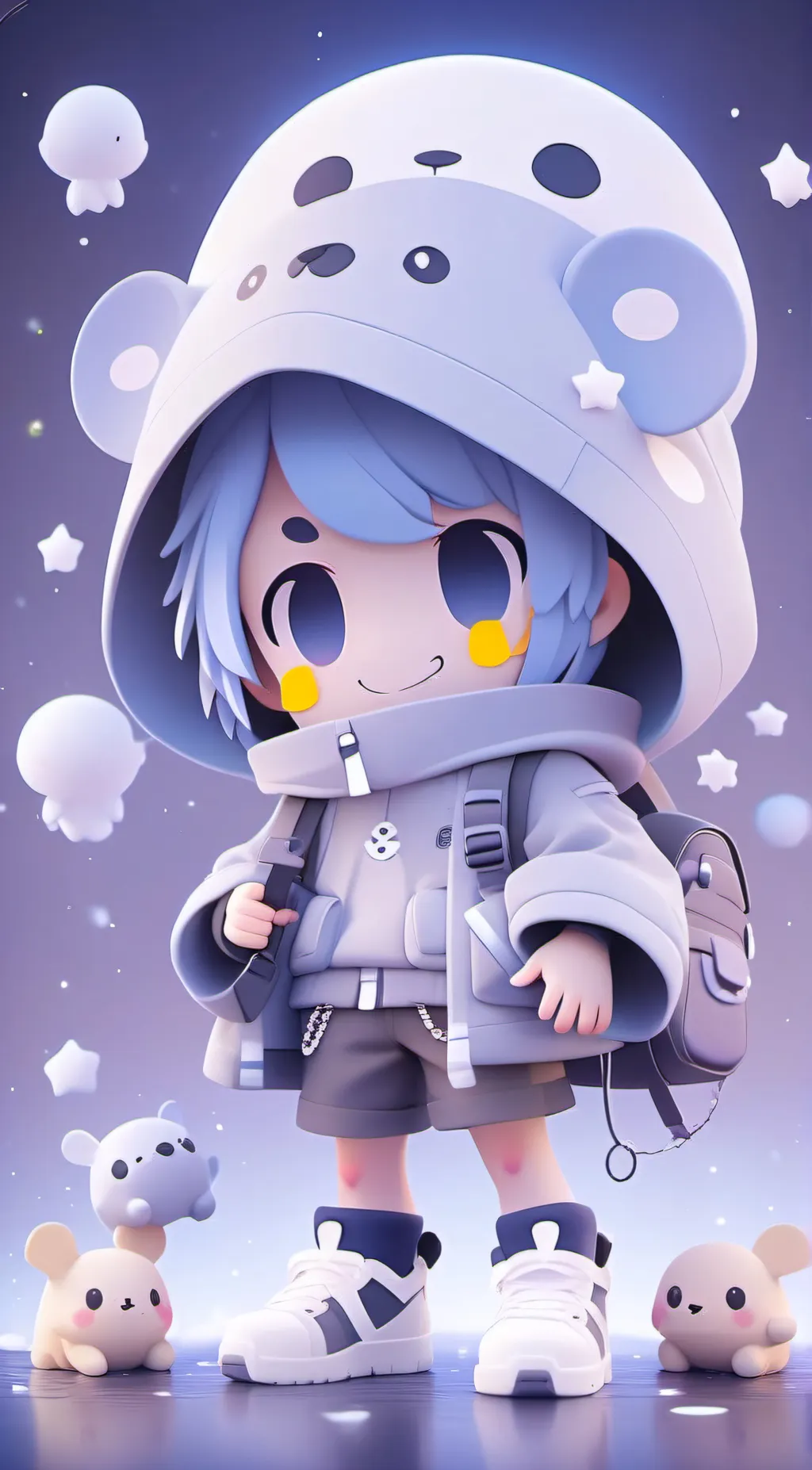 ai character: Maxwell background