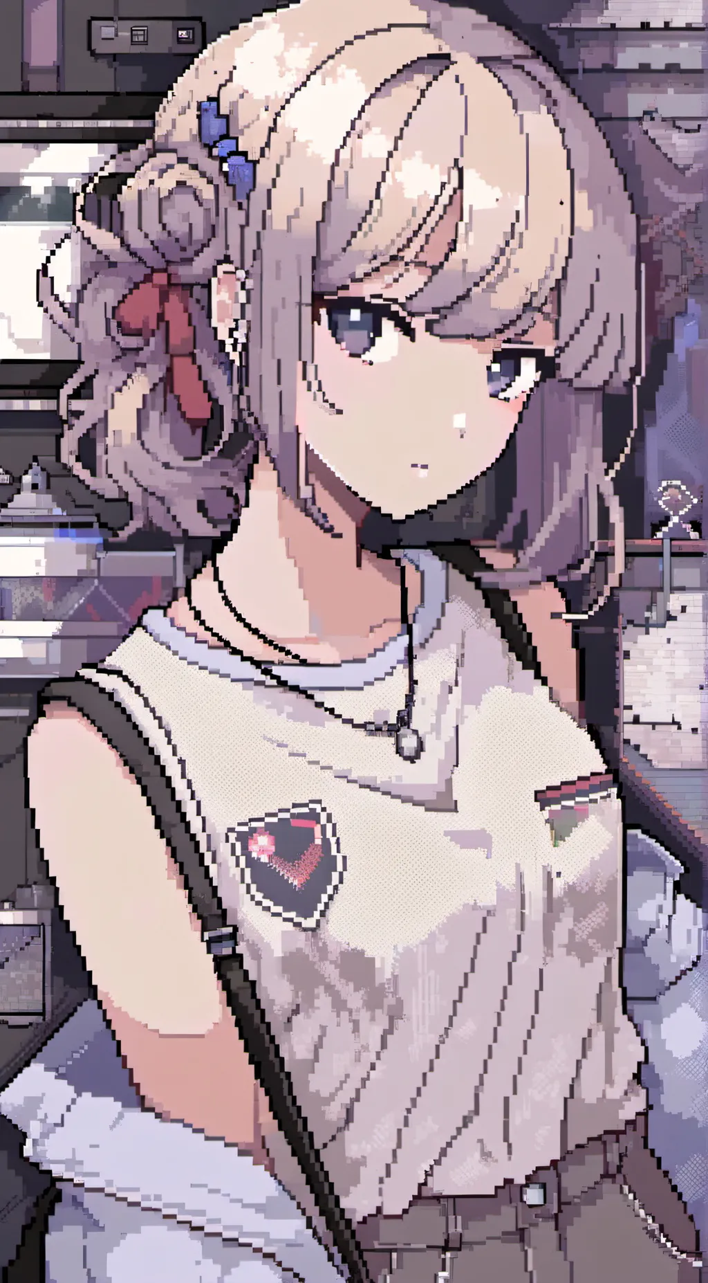 ai character: You as tank girl background