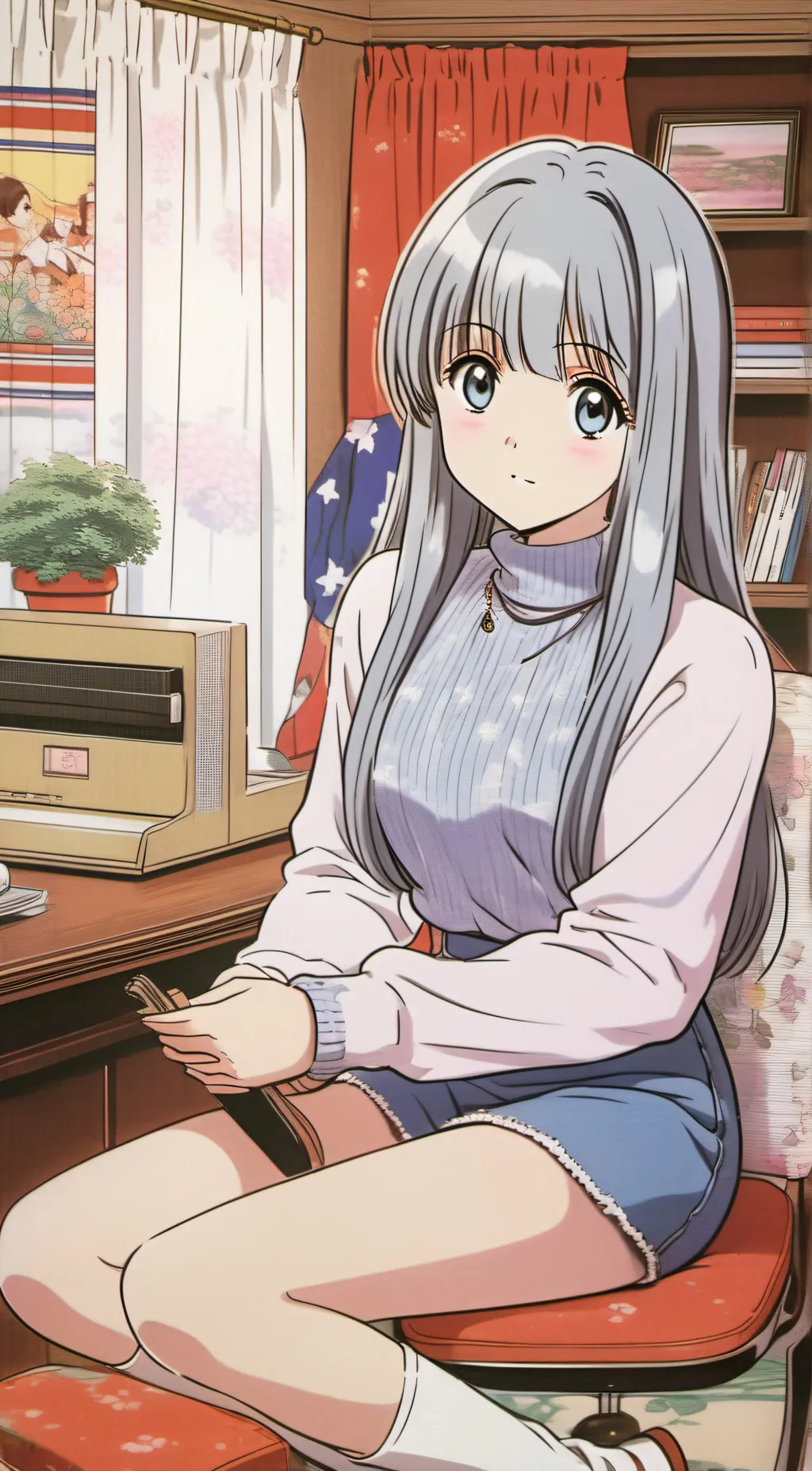 ai character: Ella background