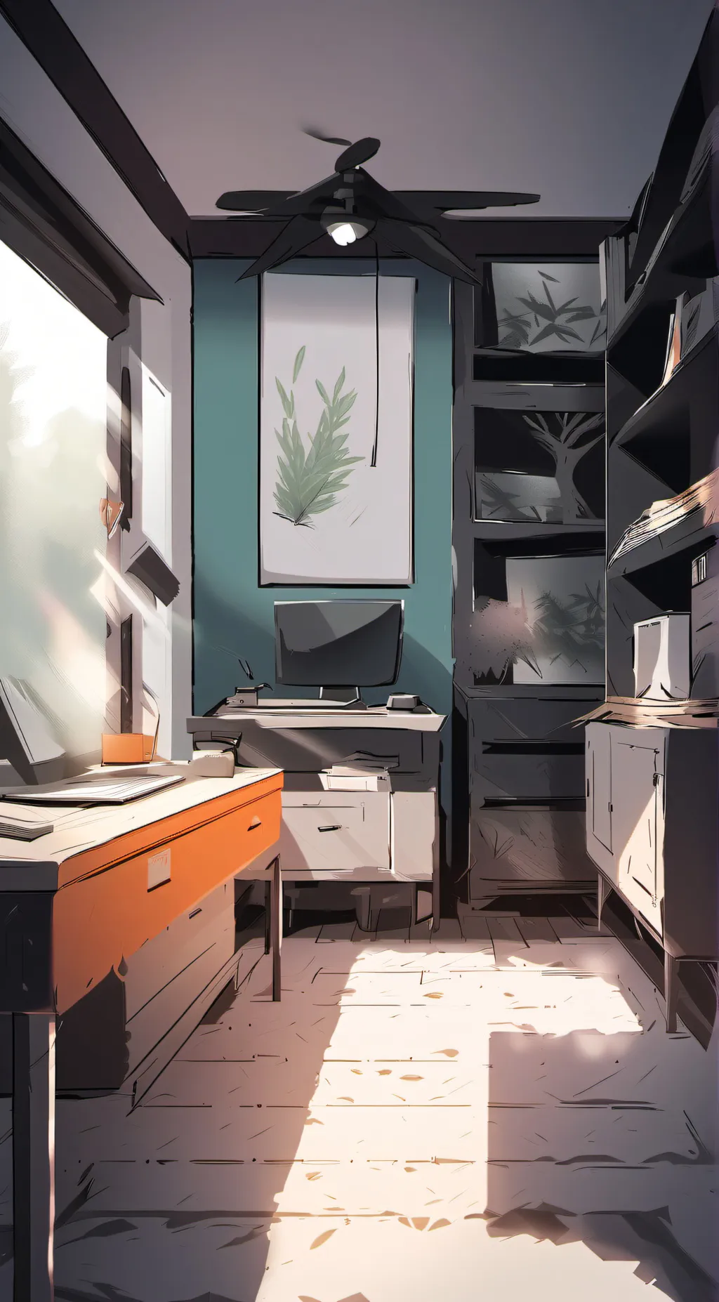 ai character: Trauma girl background