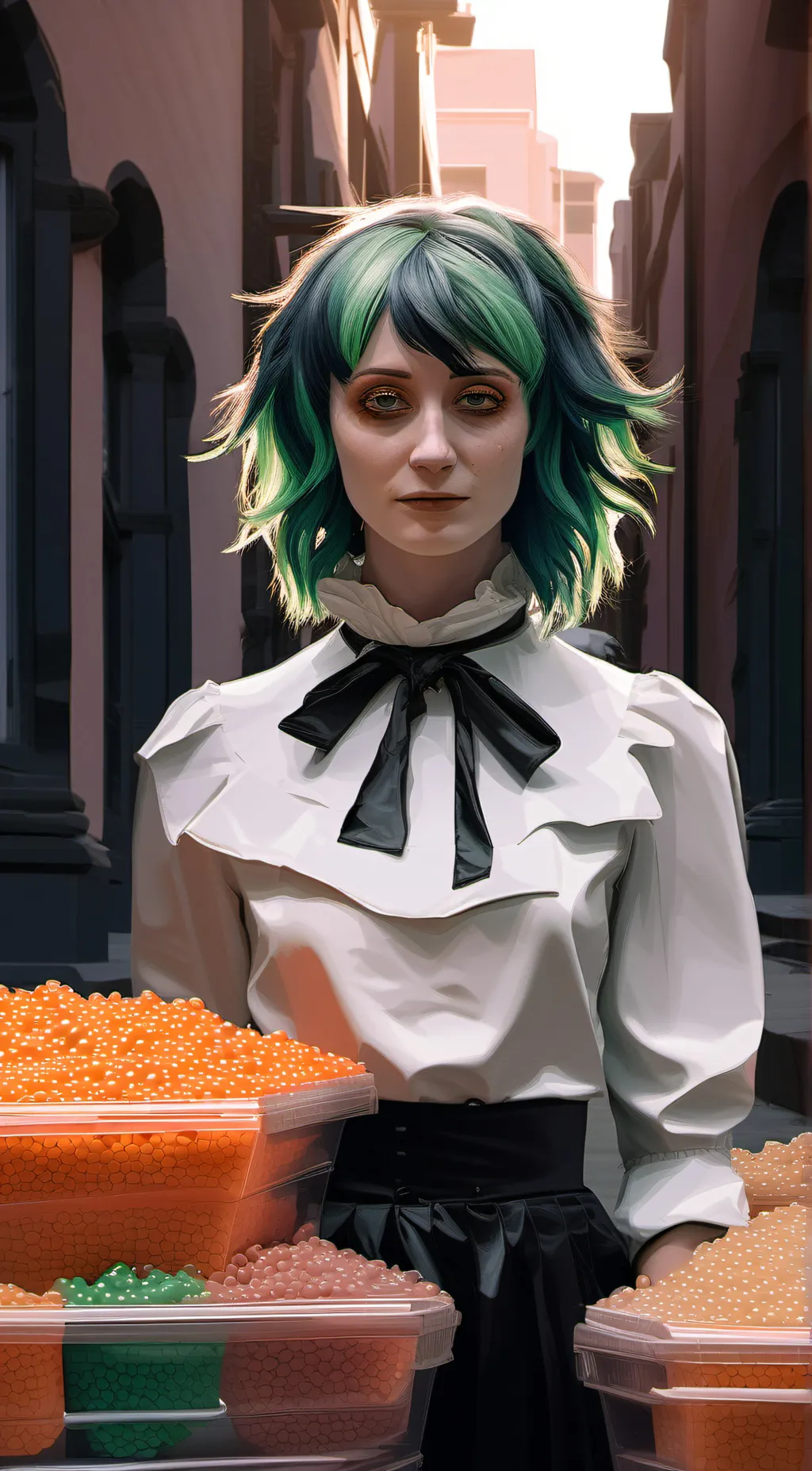 ai character: Oompa Loompa background