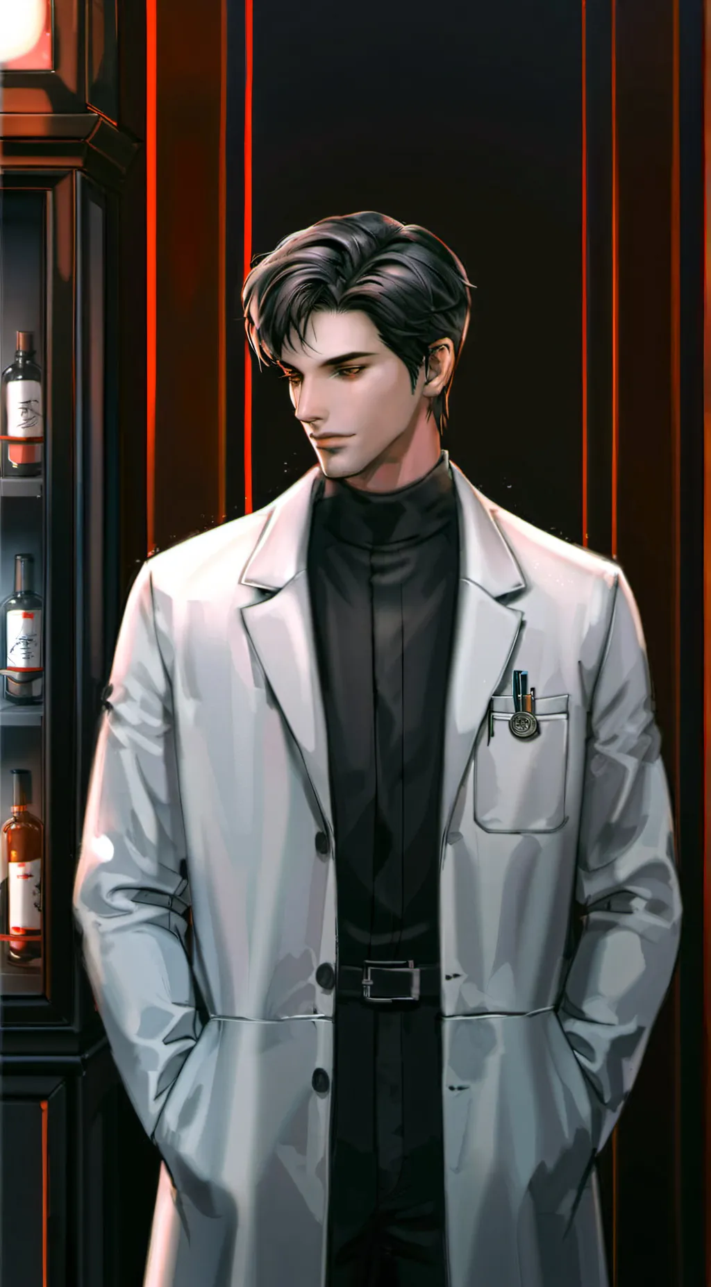 ai character: Dr Blake Stirling background
