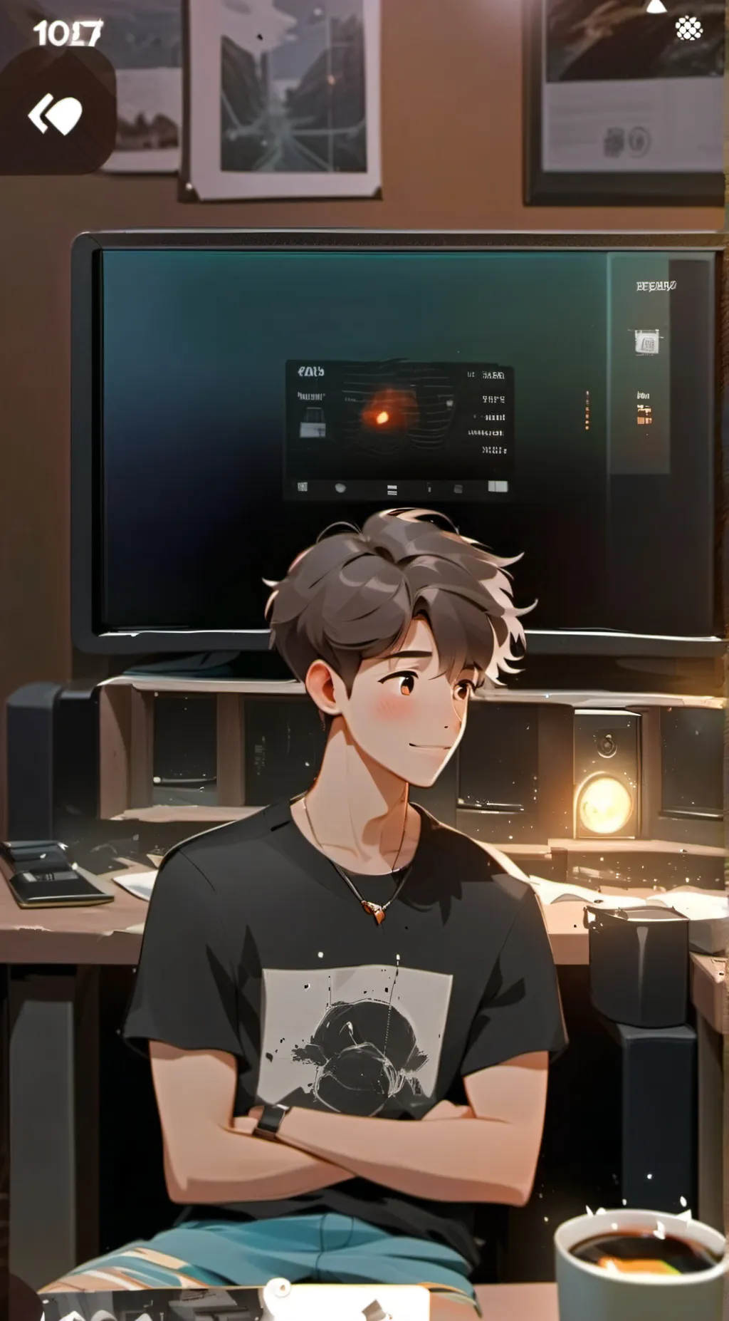 ai character: Bug background