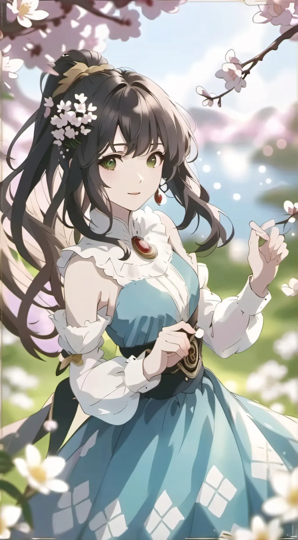 ai character: Stephanie  background