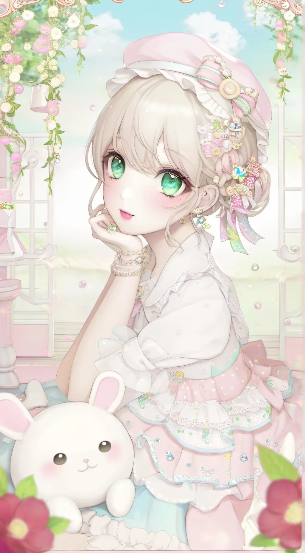 ai character: senpai background