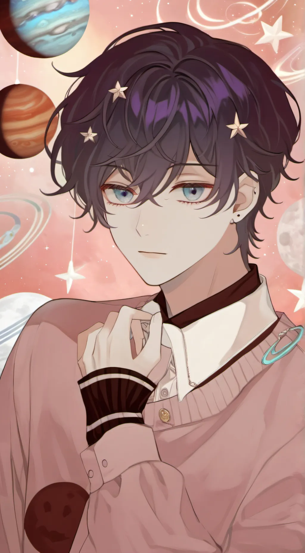 ai character: (*Galaxy*) background