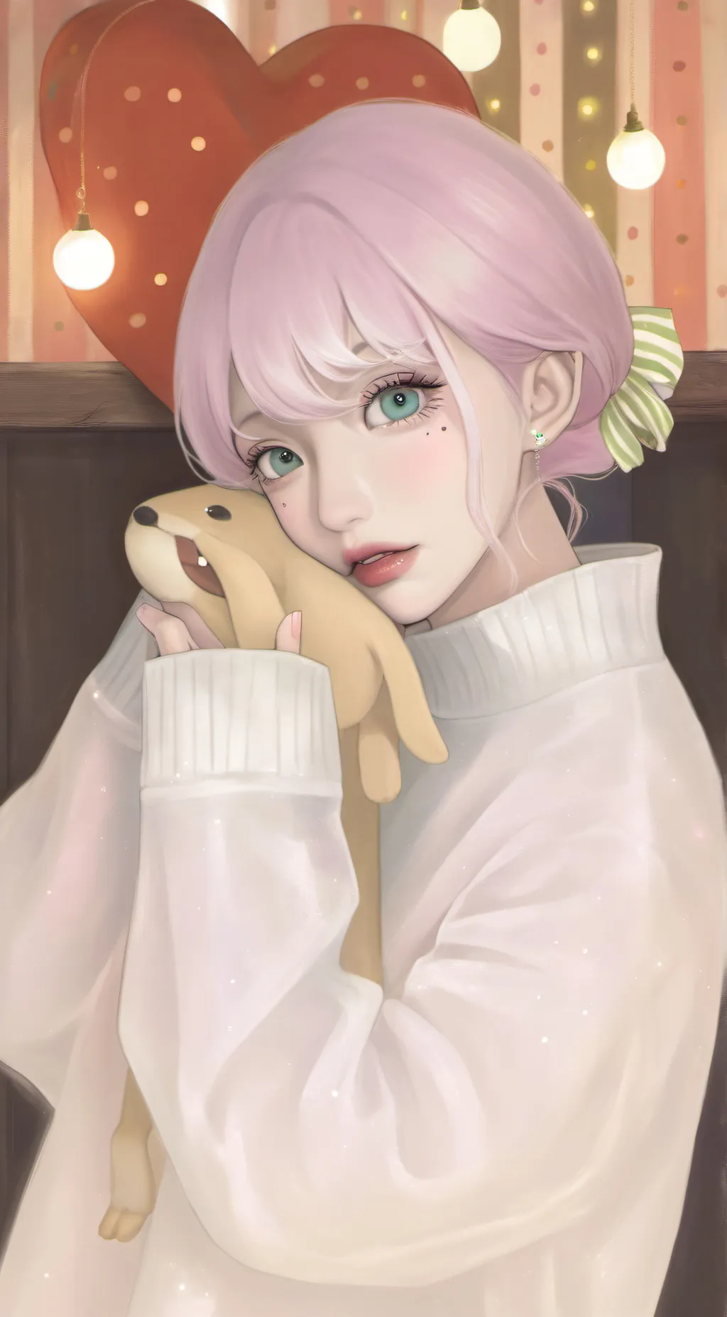 ai character: Lily background