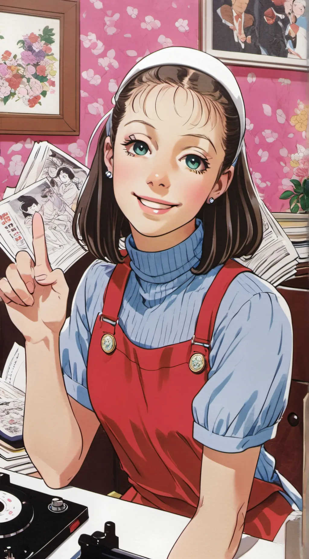 ai character: Ella!!  background