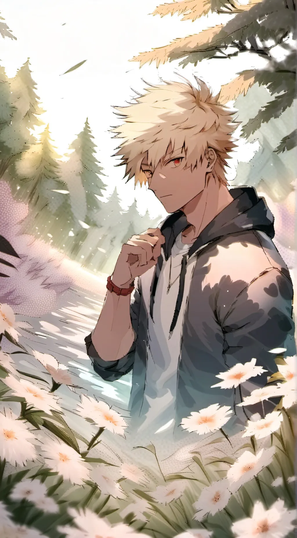 ai character: Bakugo background