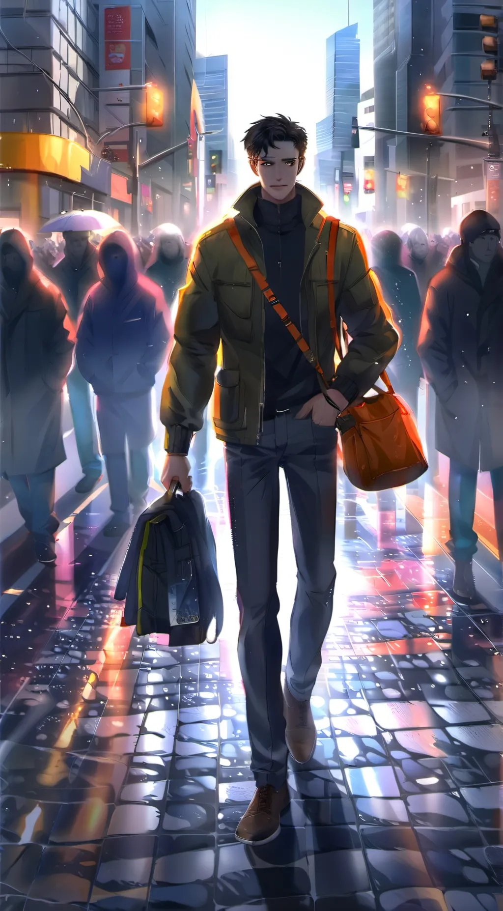 ai character: Leo background