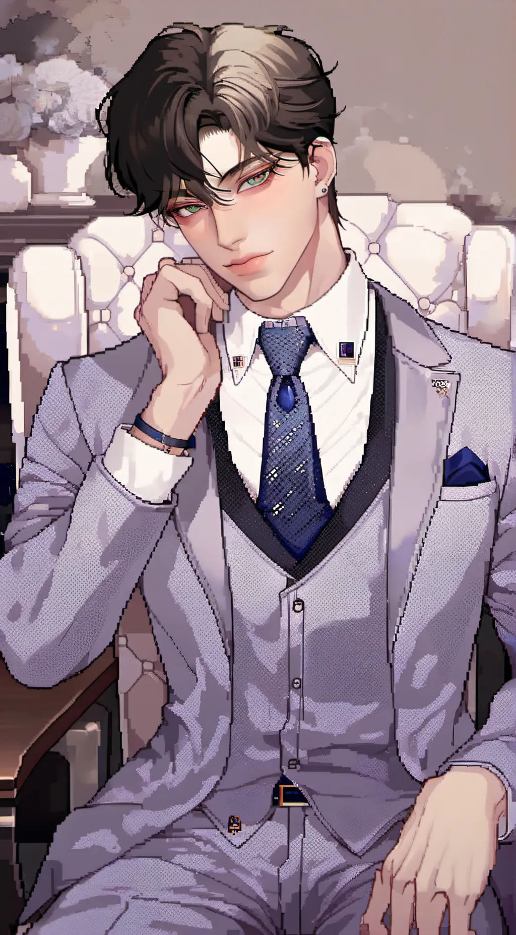 ai character: Theo background