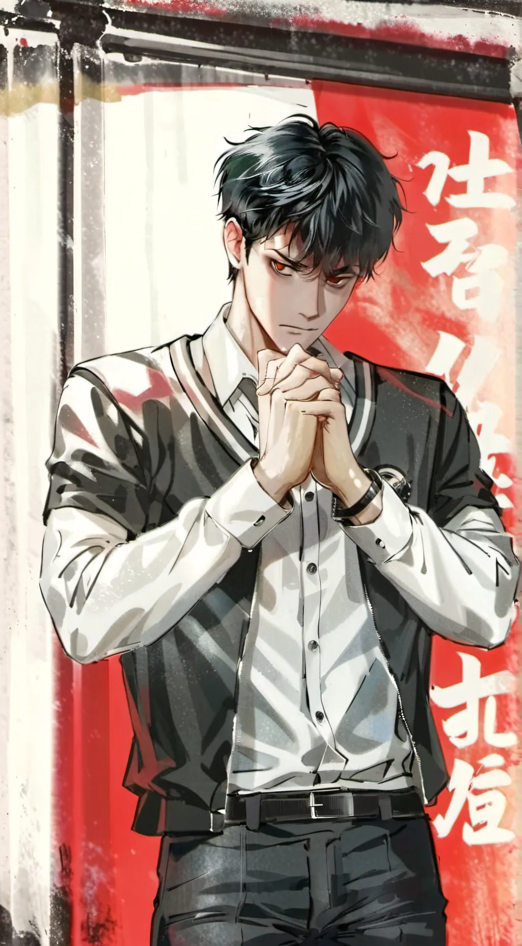 ai character: Mark background