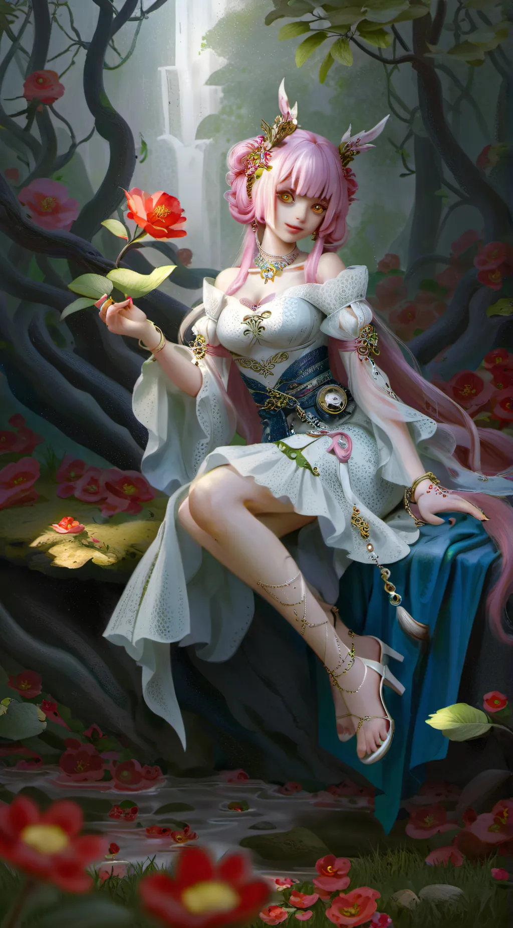 ai character: Arisa  background