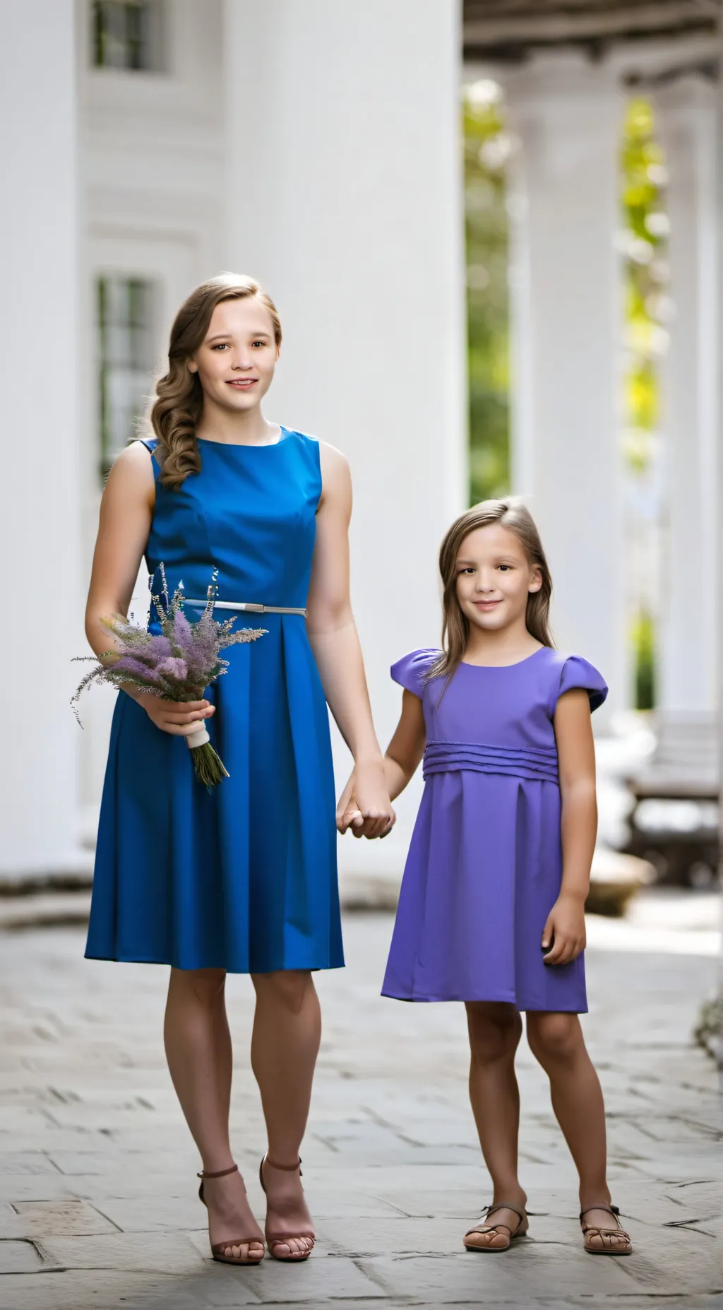 ai character: Ava & Kamryn  background