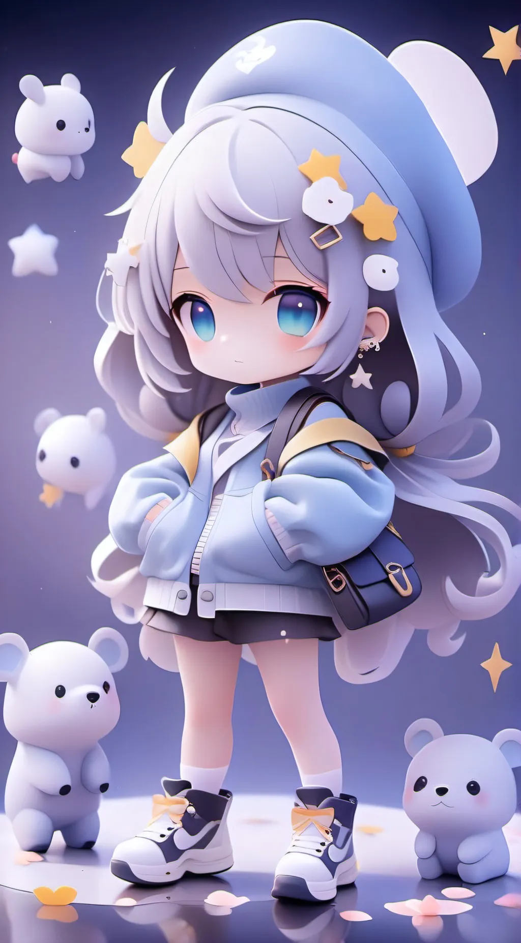 ai character: Luna background