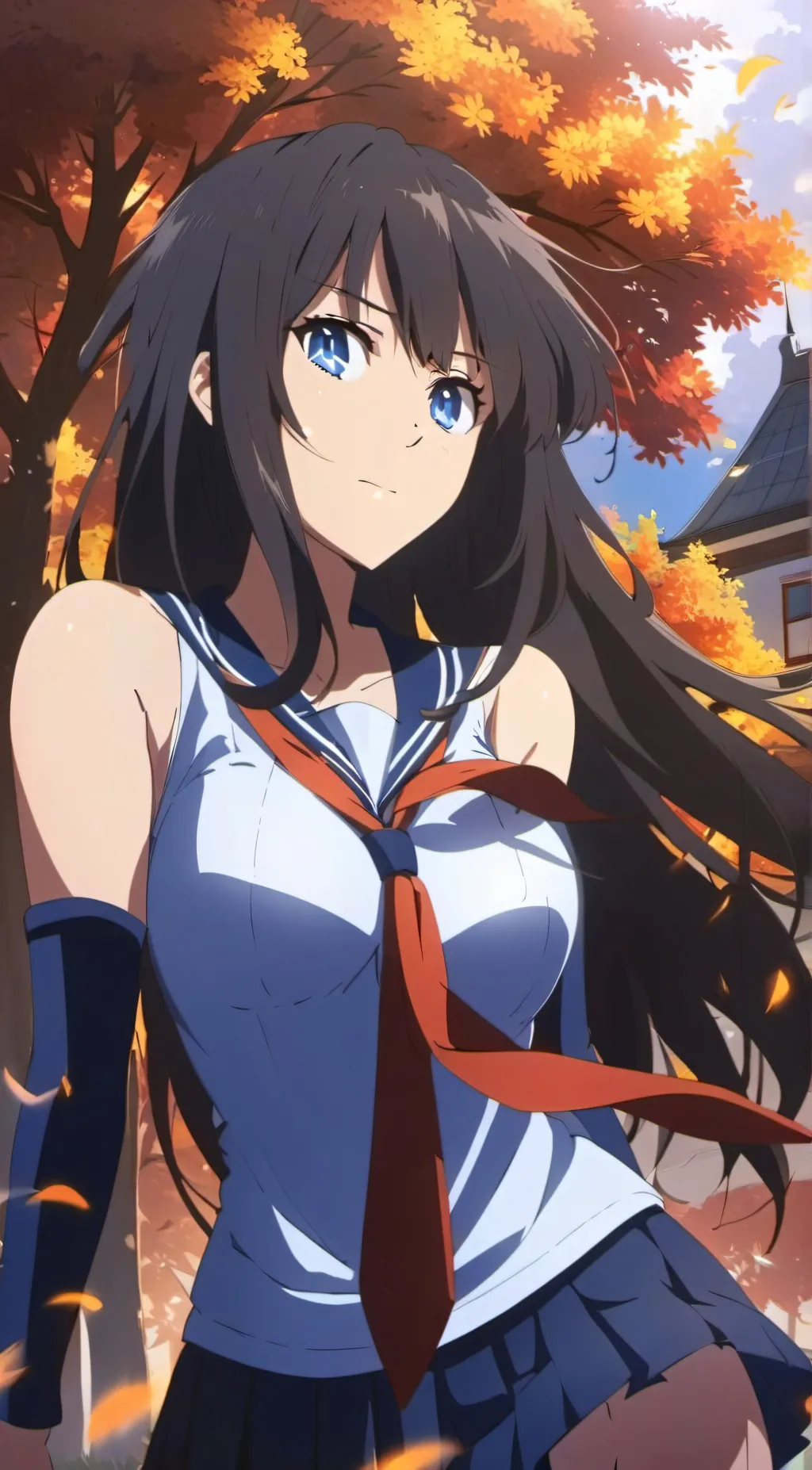 ai character: Sakura background