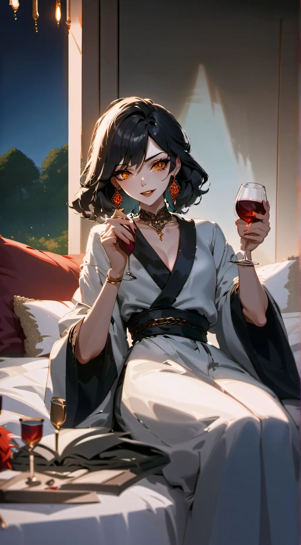 ai character: Angela background