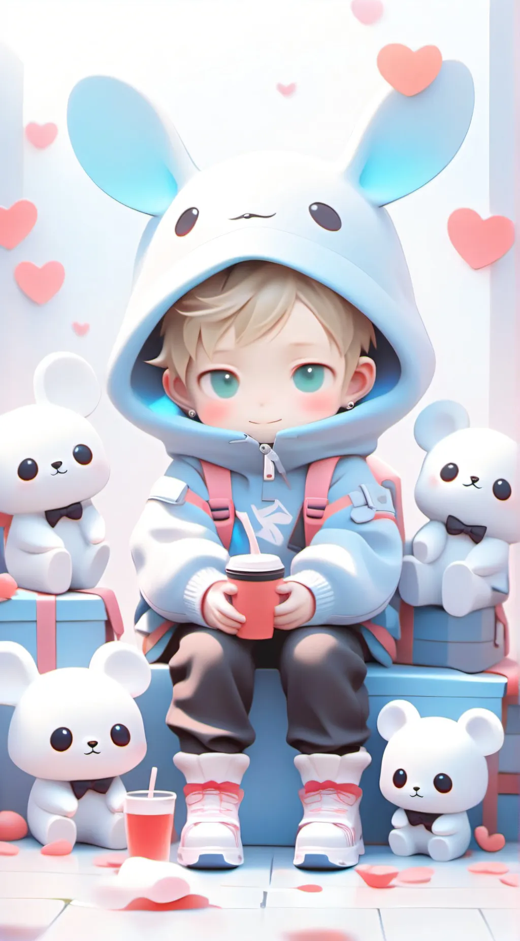 ai character: Max background