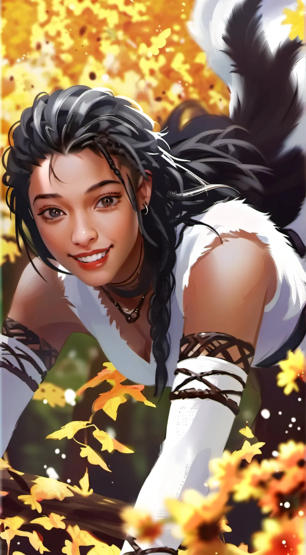 ai character: Jade background