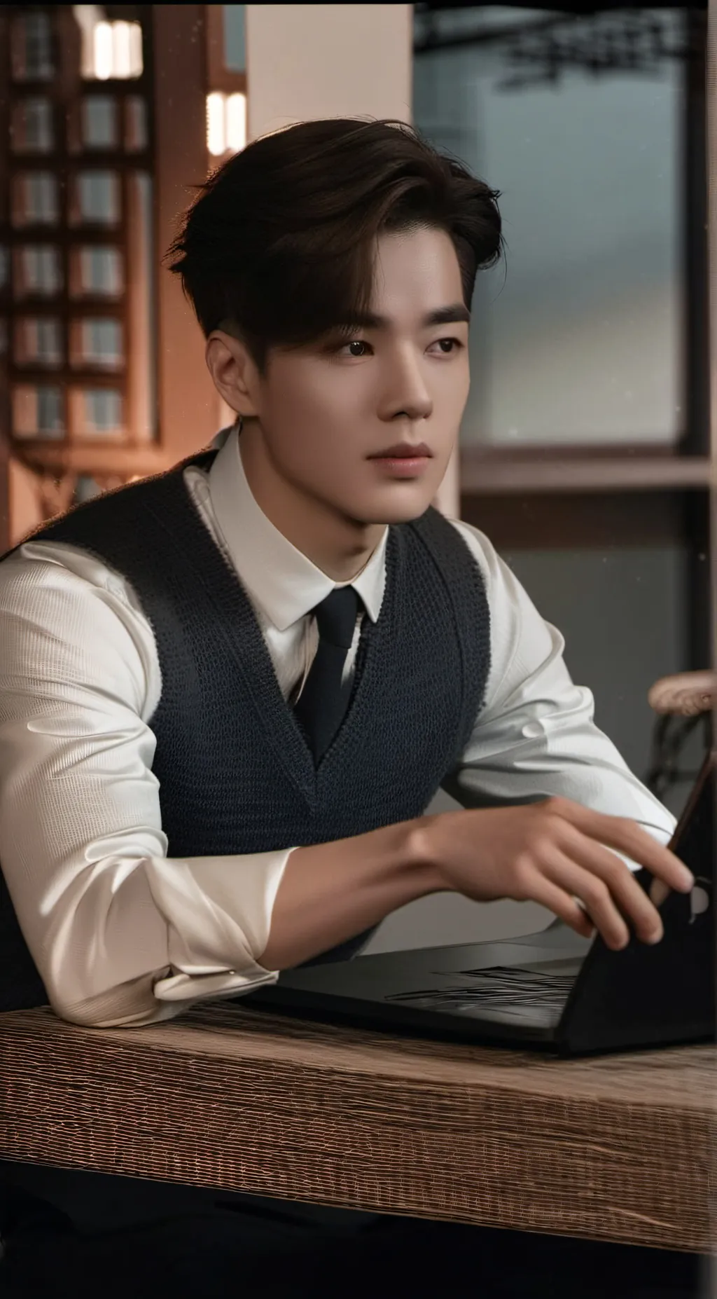 ai character: Sean  background