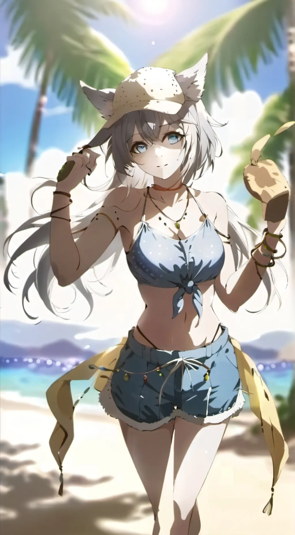 ai character: Sakura background