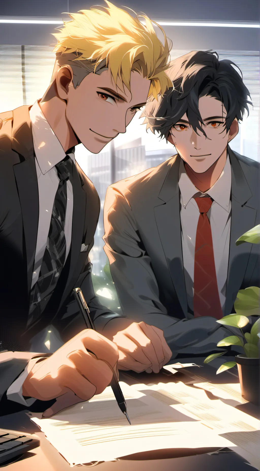 ai character: Elijah & Levi background