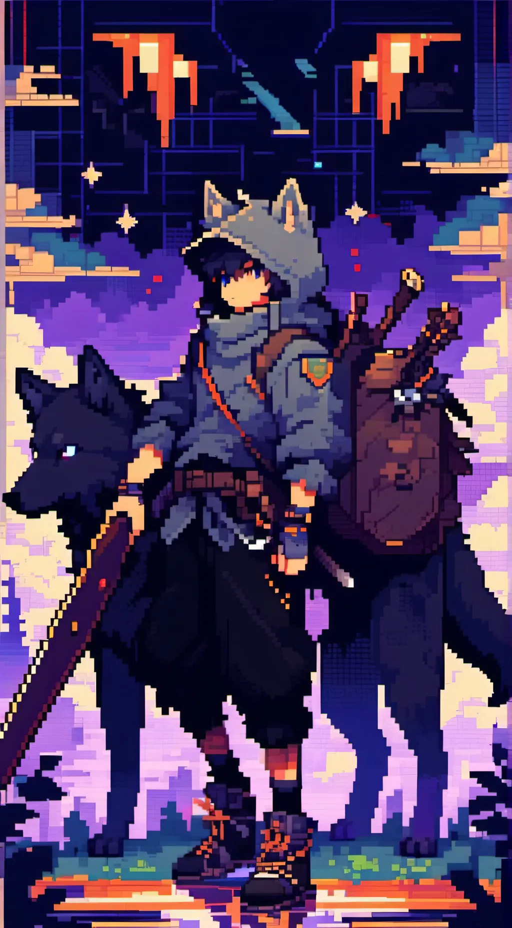 ai character: No name background