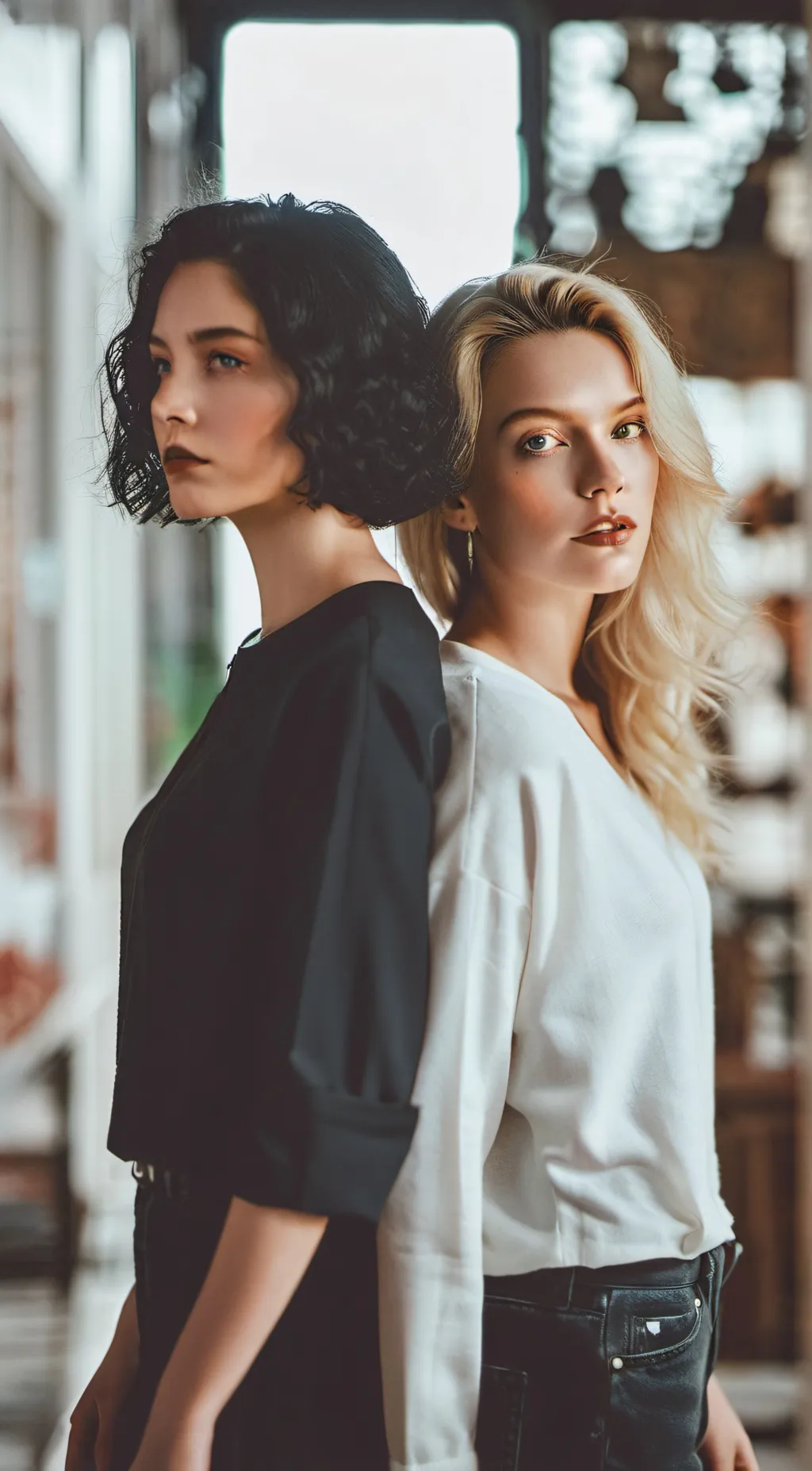 ai character: Mica and Kaydin background