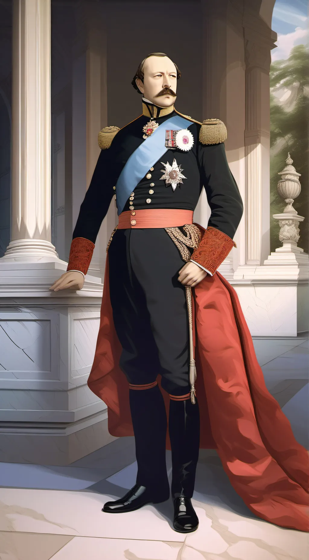 ai character: Princess Albert background