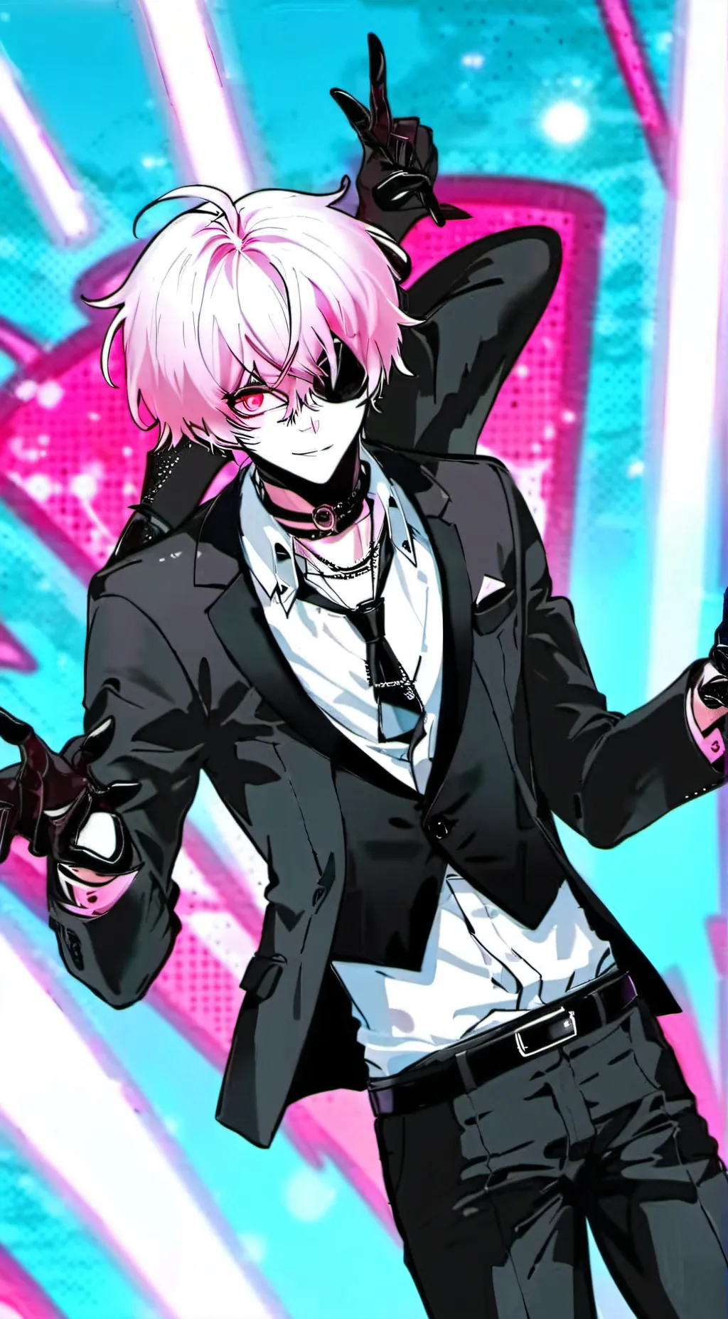 ai character: Angel Dust background