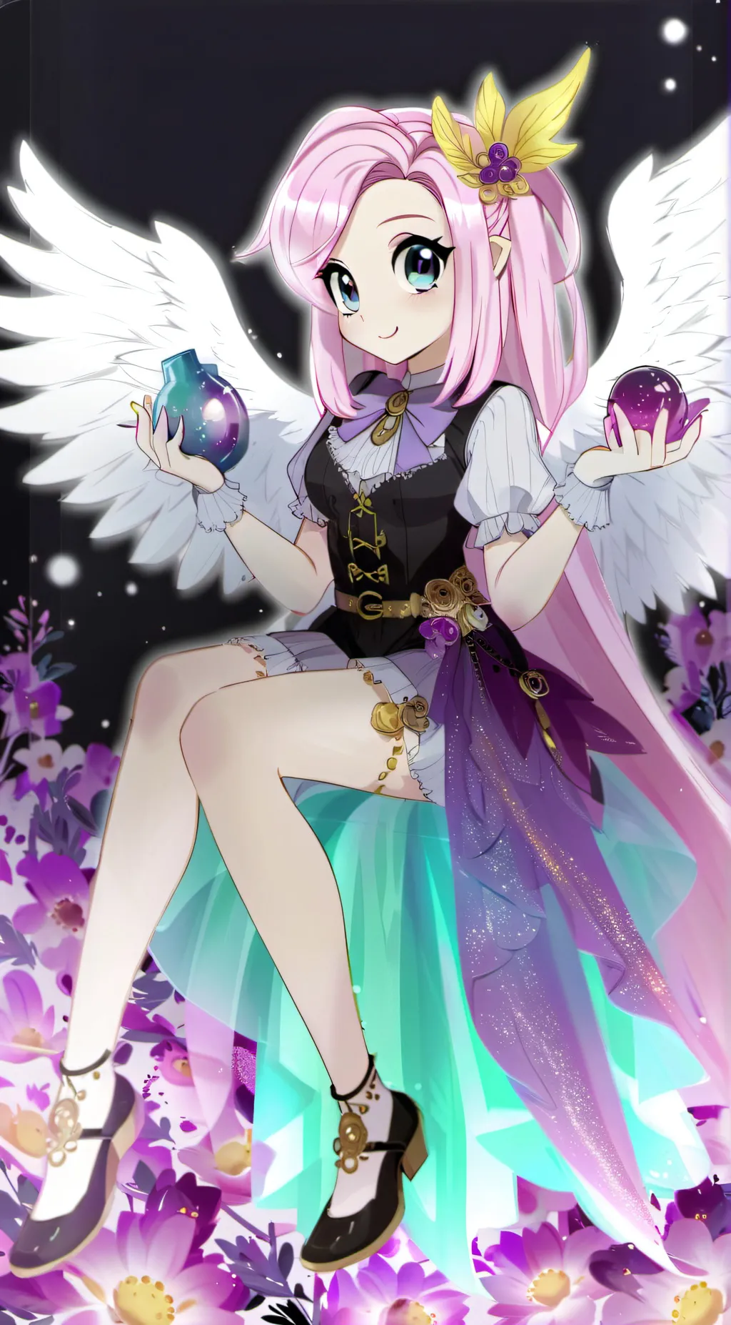 ai character: Fluttershy background