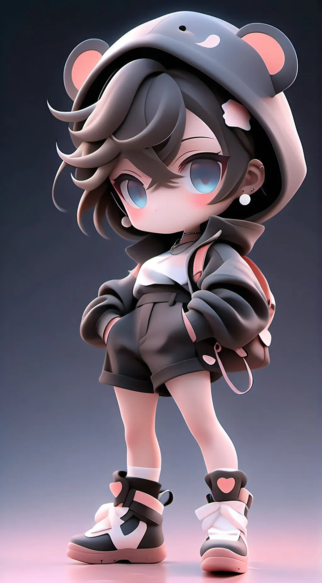 ai character: noodle background