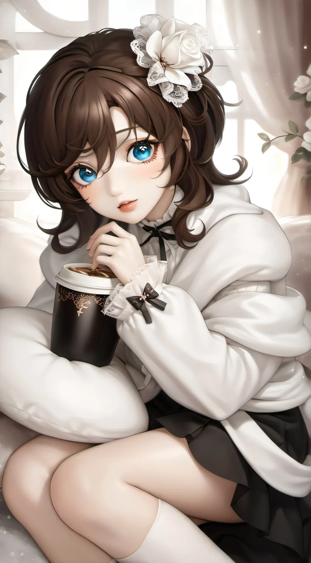 ai character: Bella  background