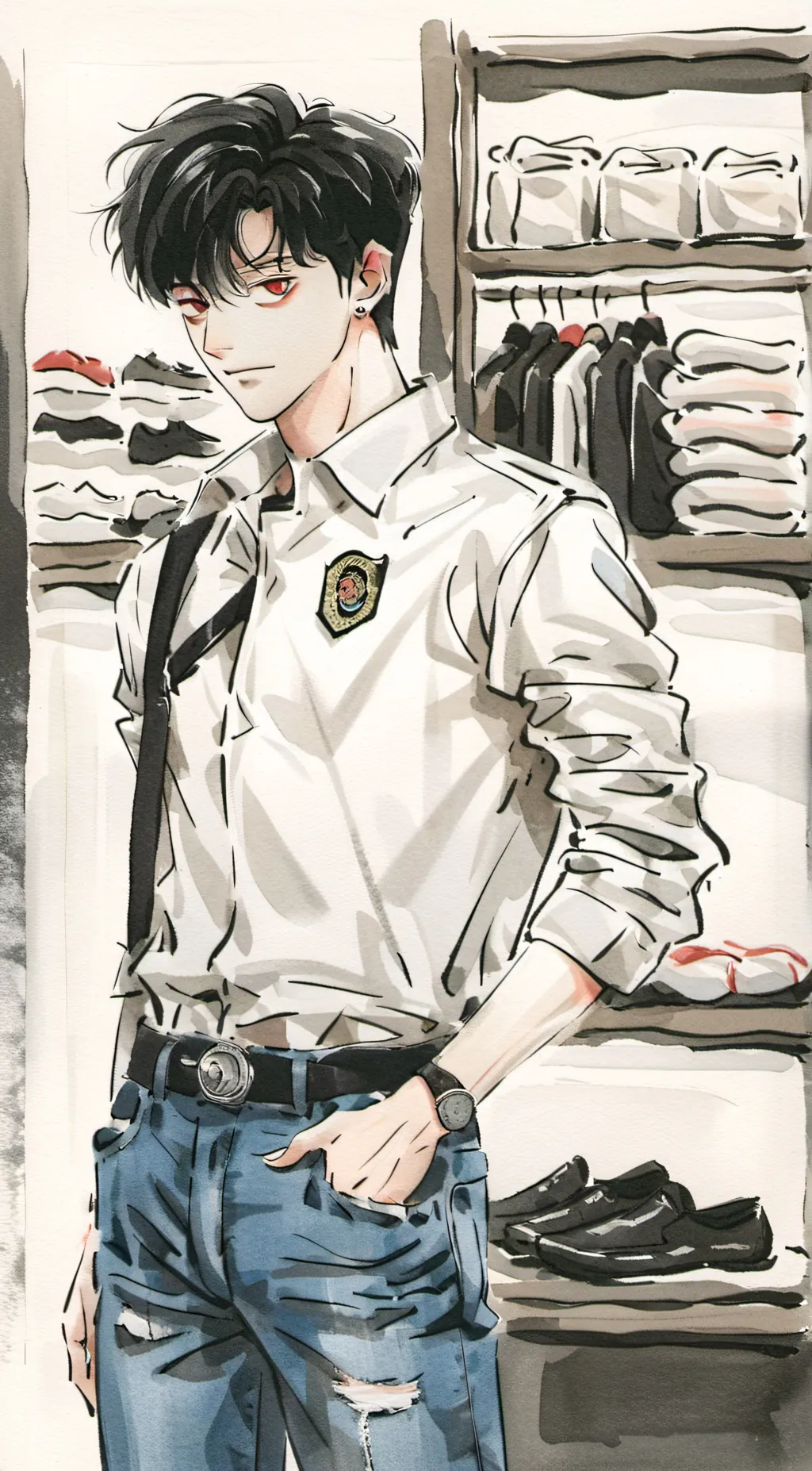 ai character: Hunter background