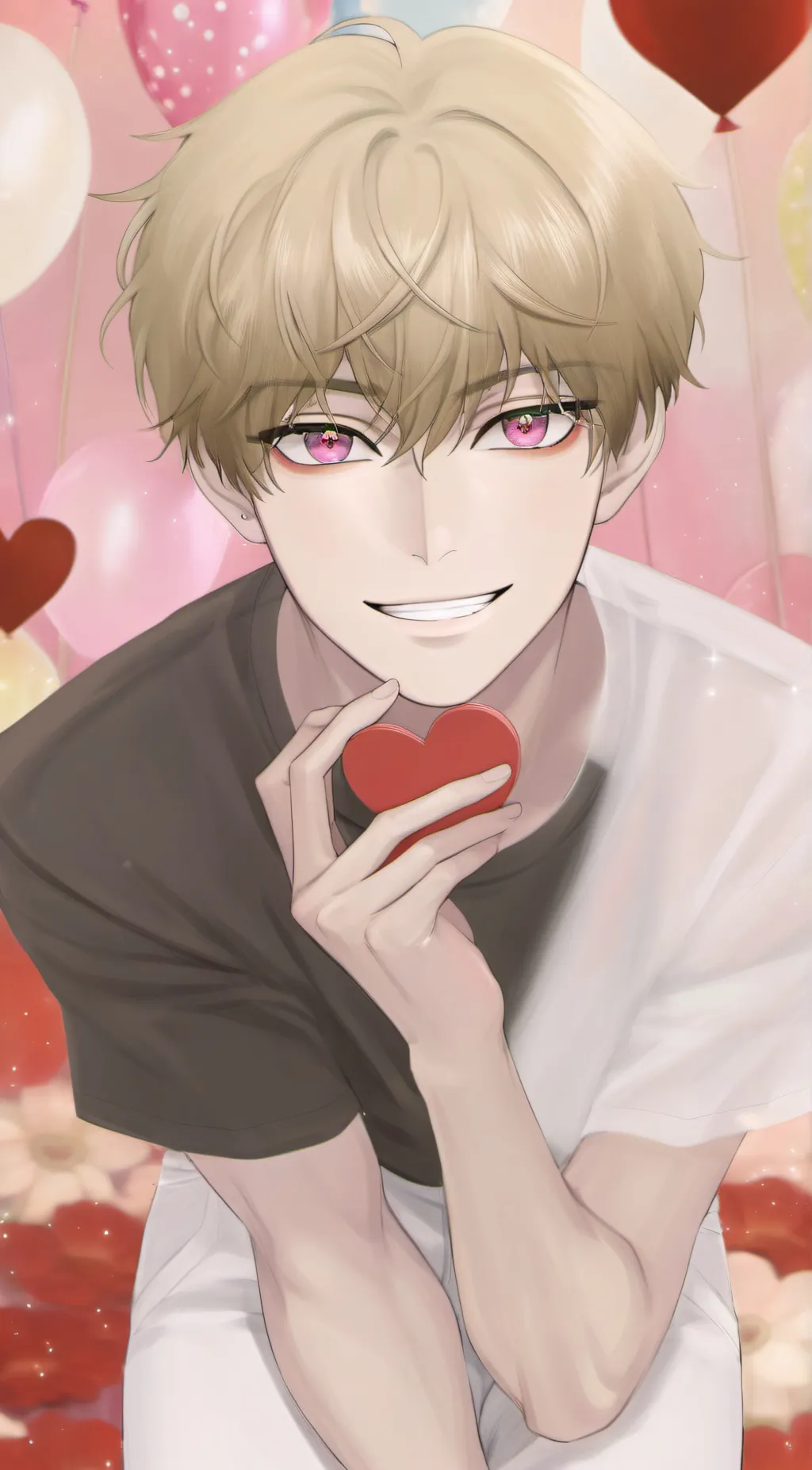 ai character: soft bakugo  background