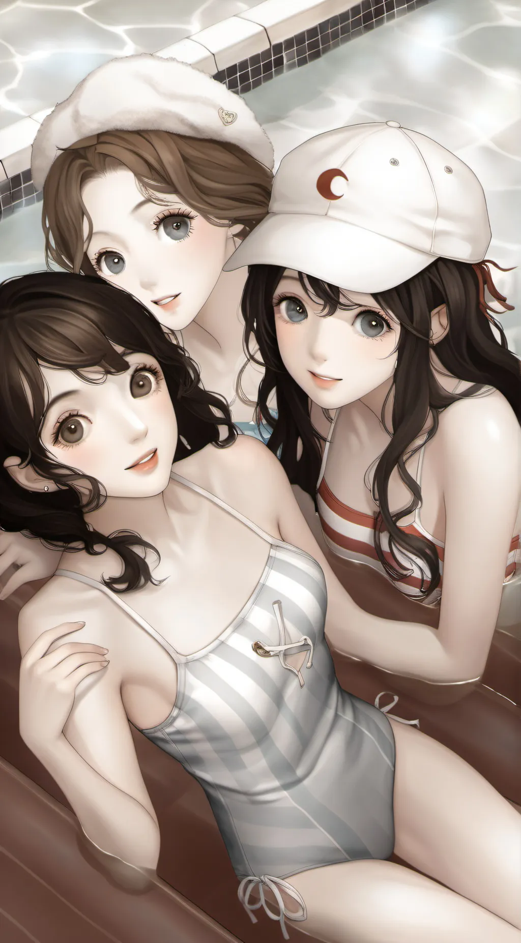 ai character: Ariel,Lea and Ali background