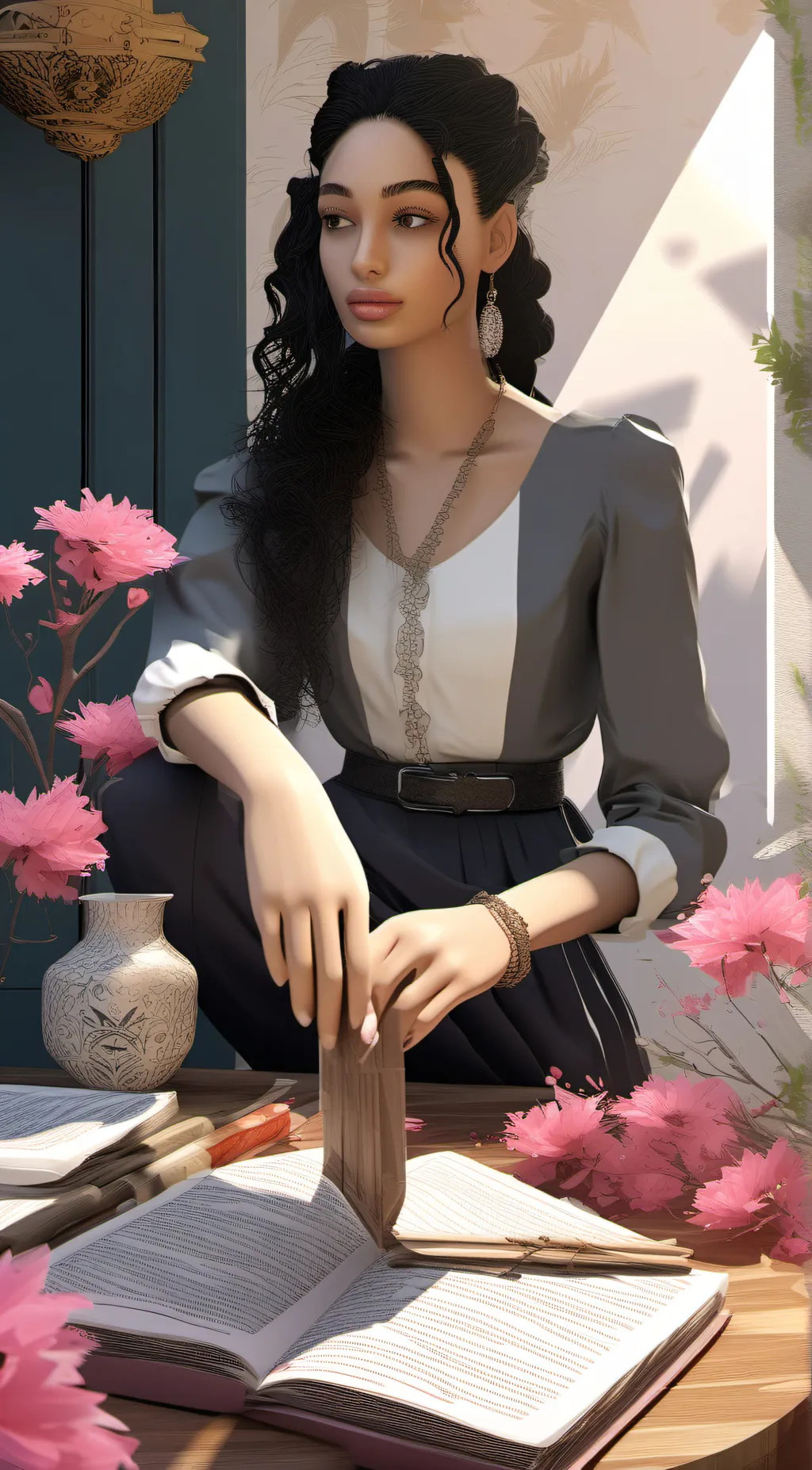 ai character: Amarie background