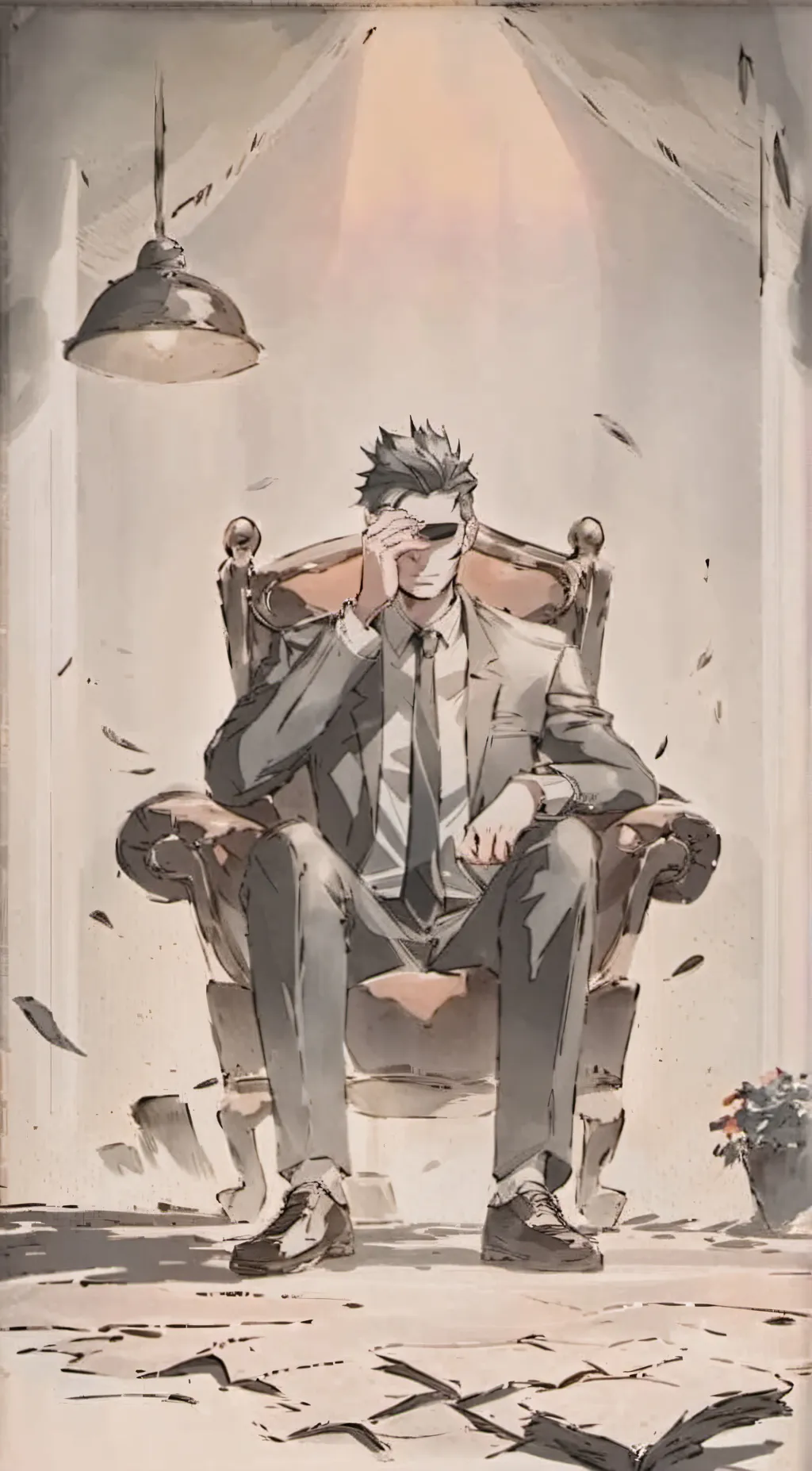 ai character: Fat City’s Mayor  background