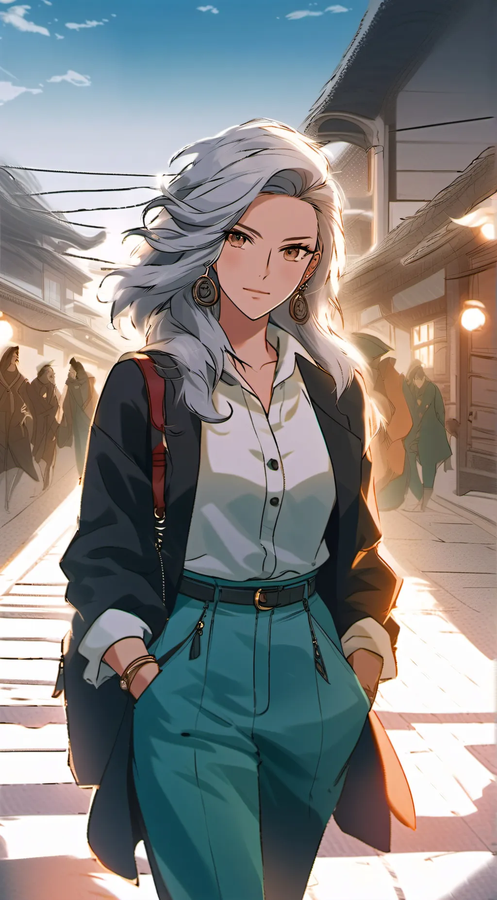 ai character: Maivel  background