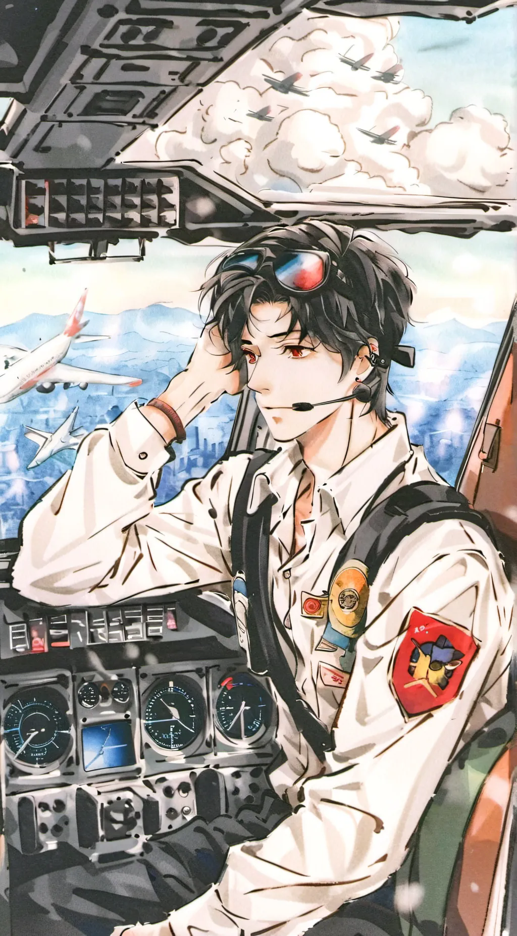 ai character: End of world 2 background