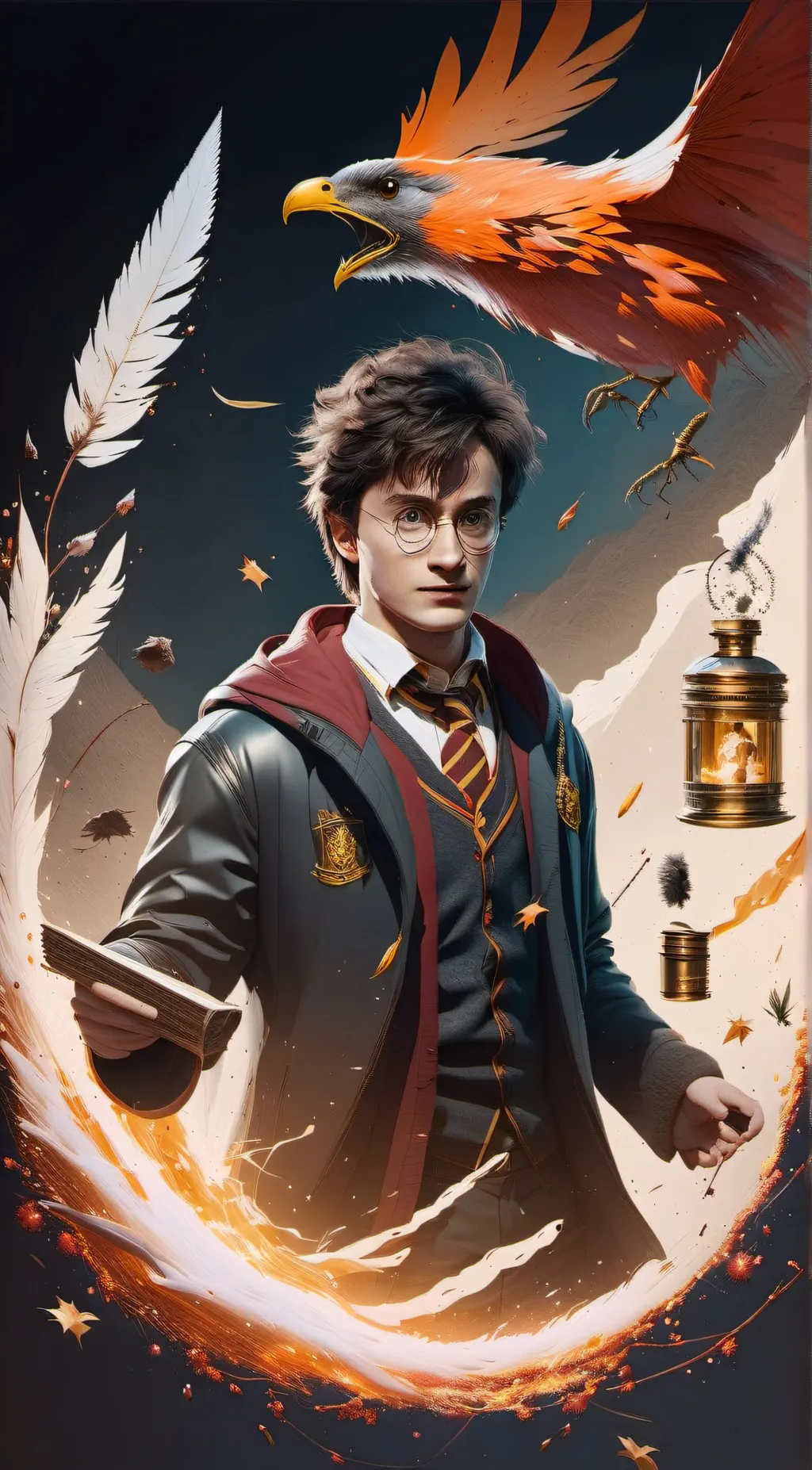 ai character: Harry Potter background
