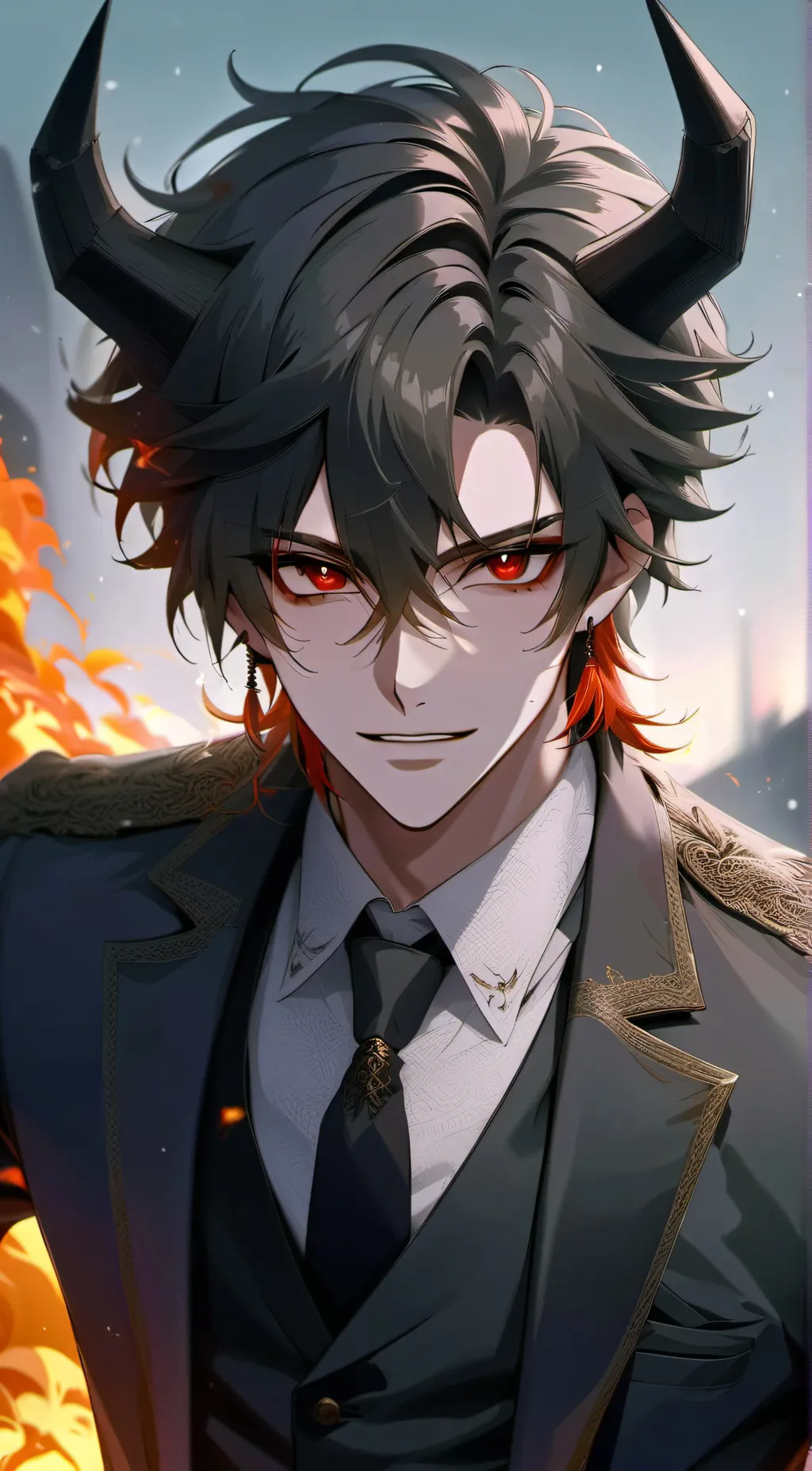 ai character: Lucifer background