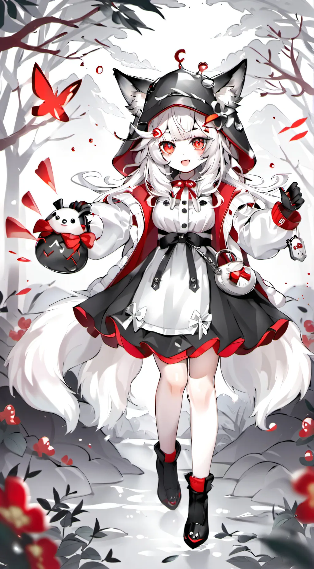 ai character: wolfie background