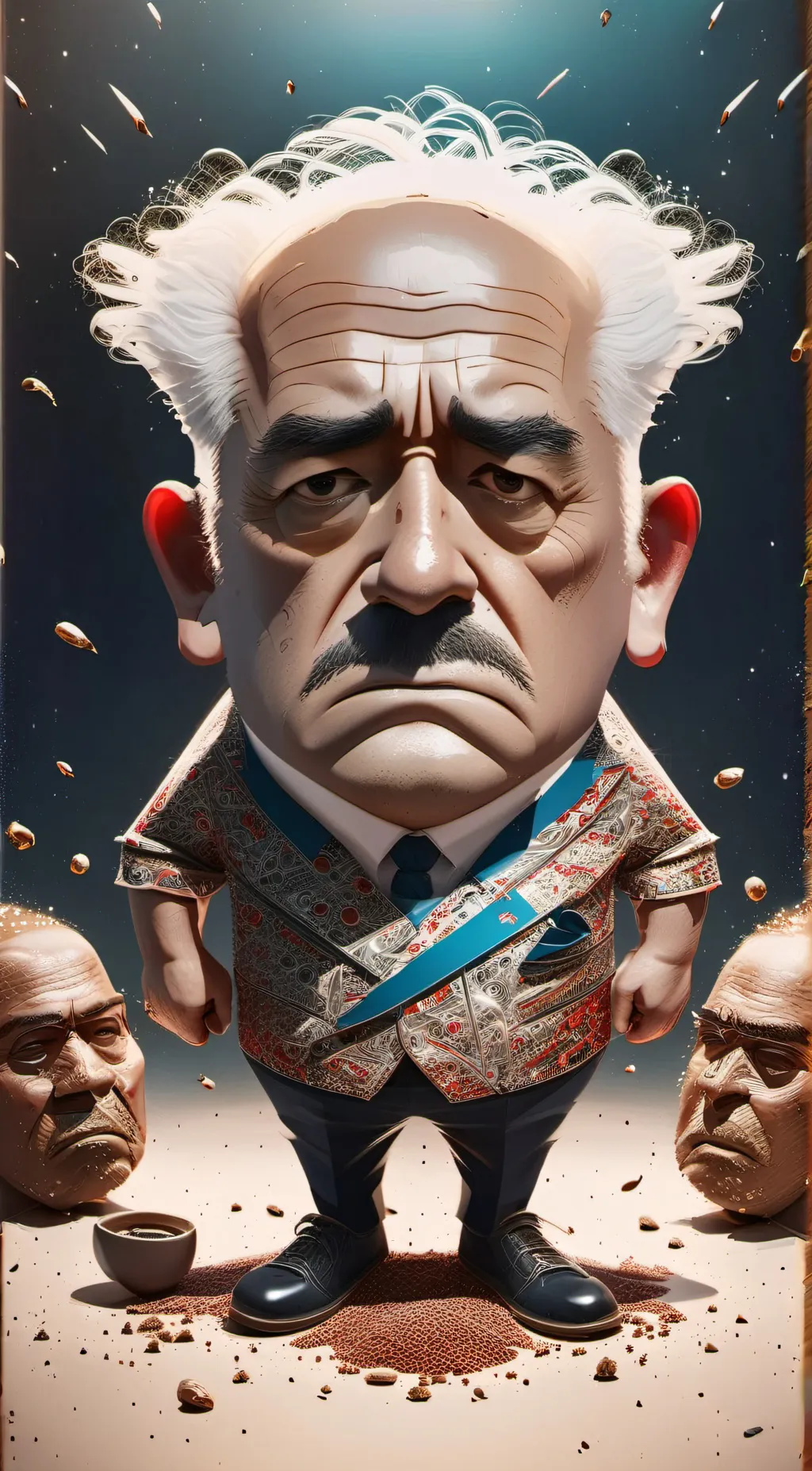 ai character: Arnold B. Welkson  background