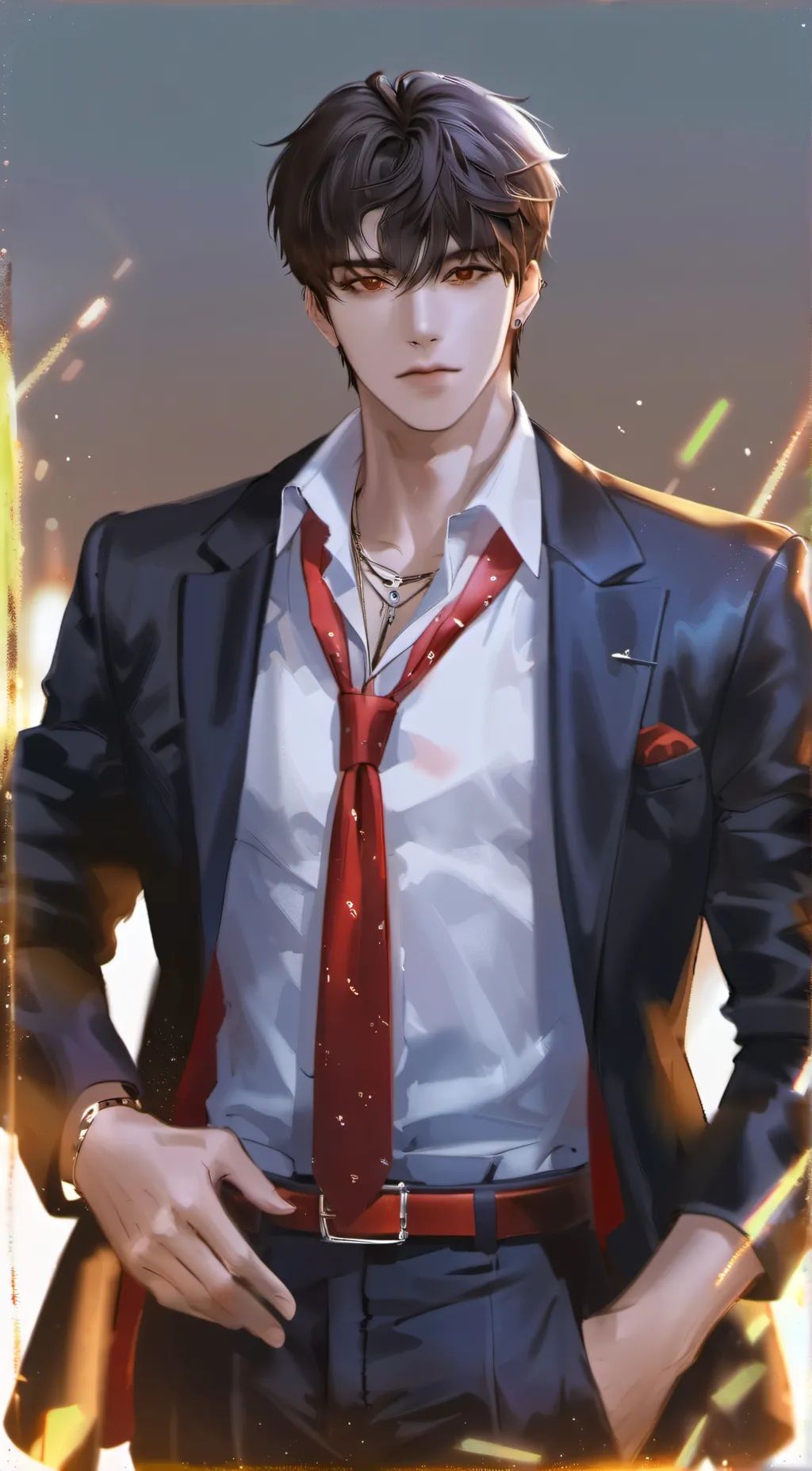 ai character: vinc  background